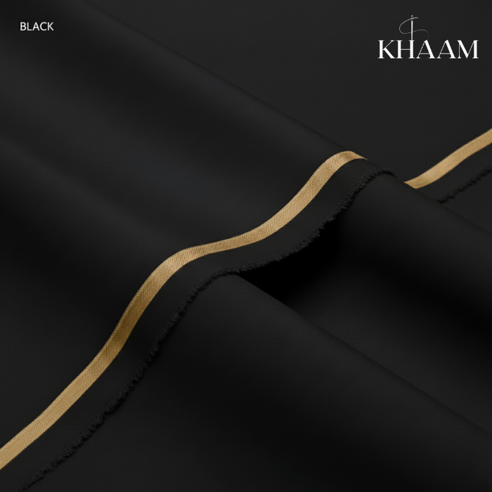 Luxure Boski Unstitched - Black Khaam Clothing